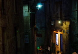 night in Hania
